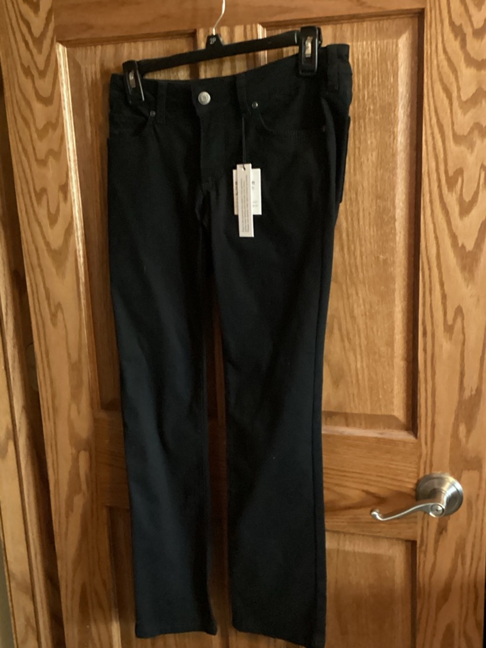 Sonoma Black Straight-Leg Pants with Classic Fit